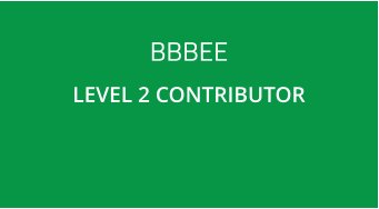 BBBEE LEVEL 2 CONTRIBUTOR